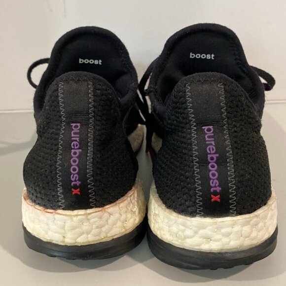 Adidas Pureboost Running Shoe Black Size 6 - Picture 4 of 12